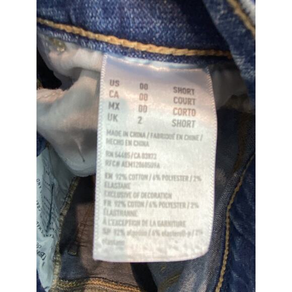 American Eagle Womens Stretch High Rise Distressed Blue Jegging Size 00 (1086) - Picture 15 of 16